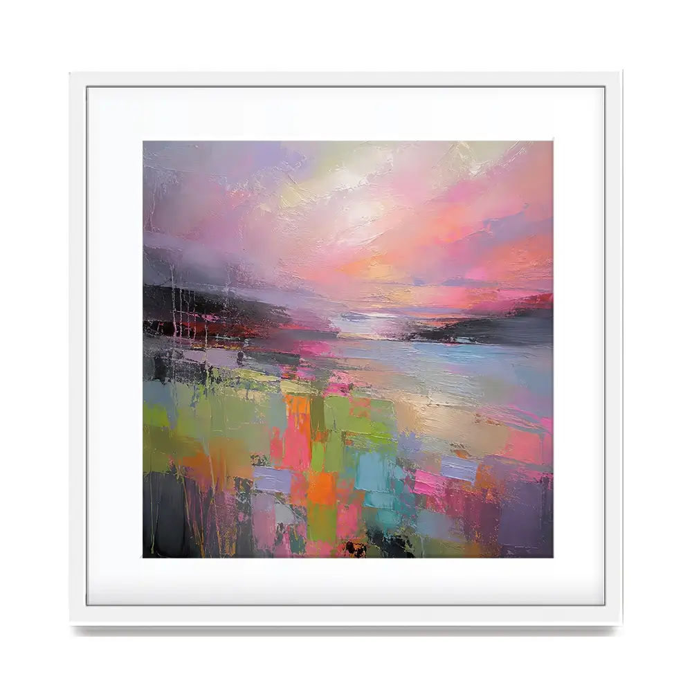 Sunset Wash Square Framed Art Print Sunset Wash Square Framed Art Print wall art product David Alexander Elder