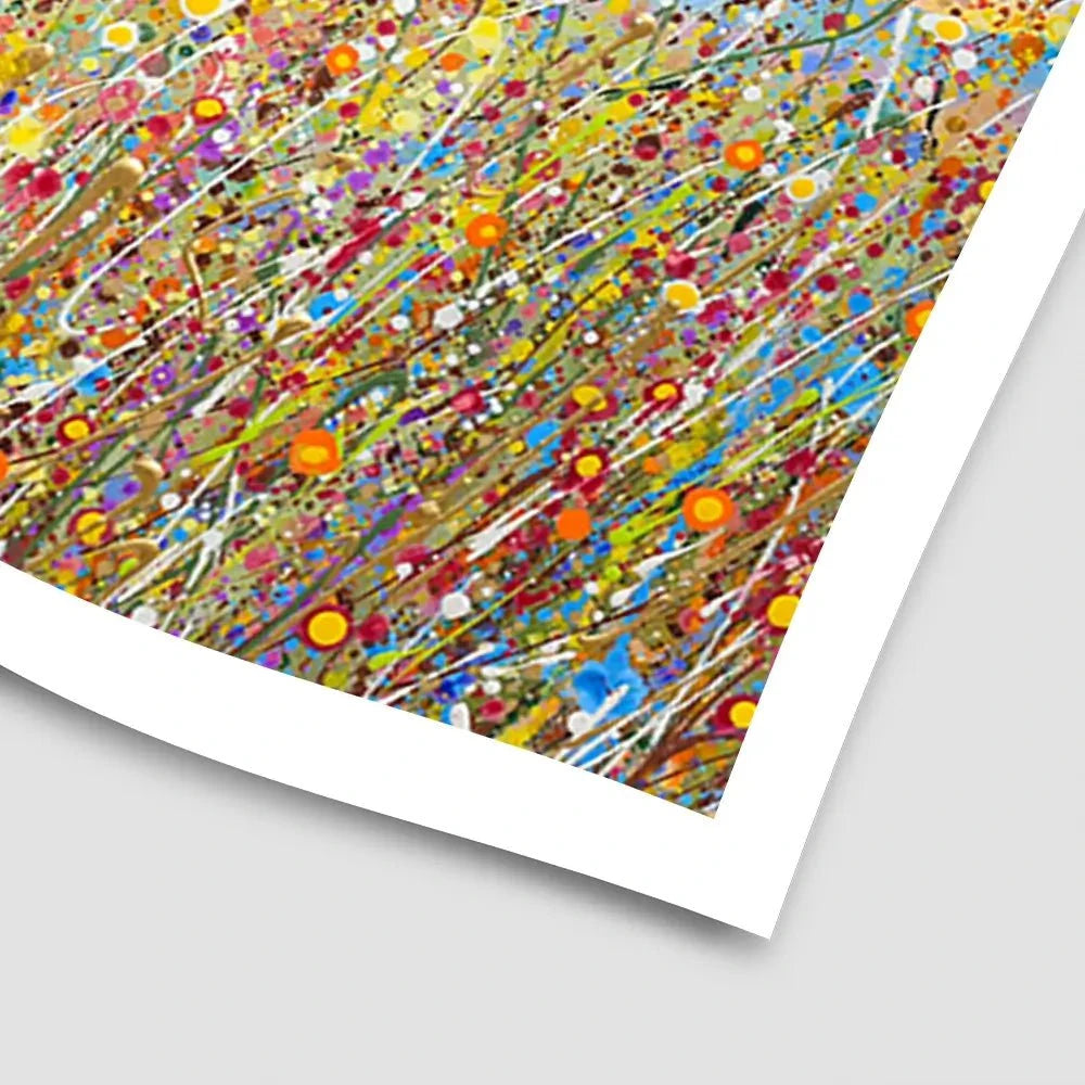 Sunset Wildflowers Art Print Sunset Wildflowers Art Print wall art product Olga Tkachyk