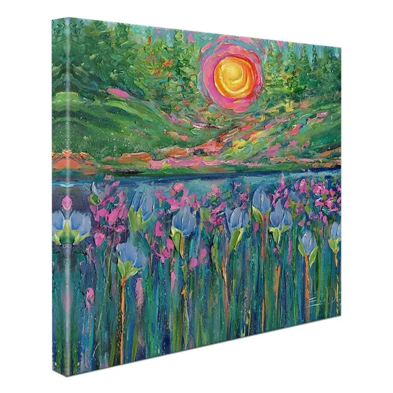 Sunshine And Flowers Canvas Print Sunshine And Flowers Canvas Print wall art product Estelle Grengs - Independent