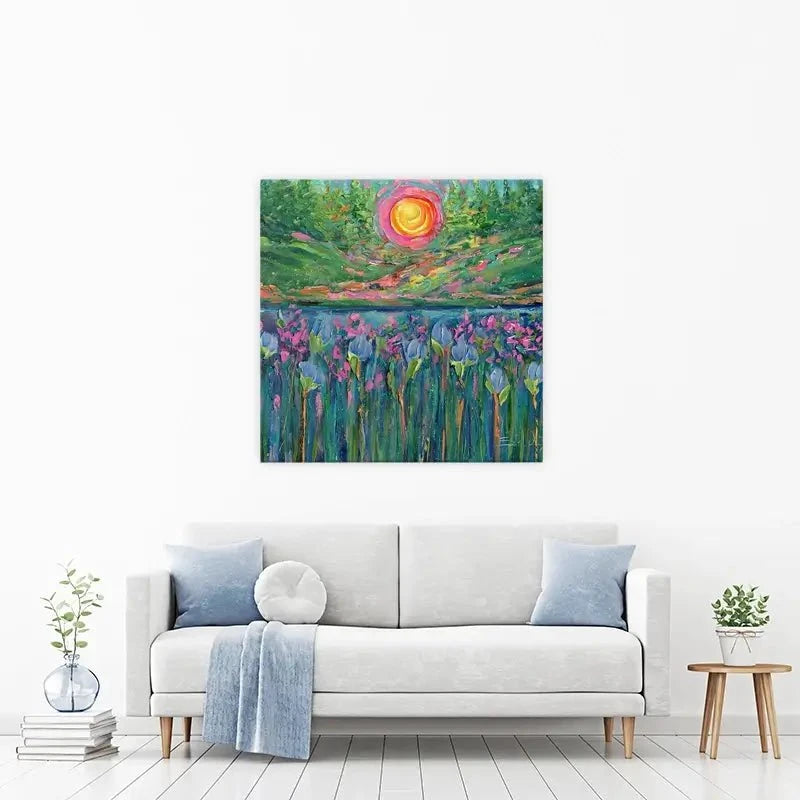 Sunshine And Flowers Canvas Print Sunshine And Flowers Canvas Print wall art product Estelle Grengs - Independent