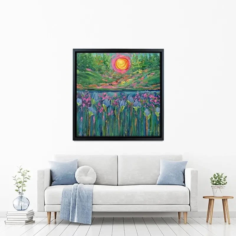 Sunshine And Flowers Canvas Print Sunshine And Flowers Canvas Print wall art product Estelle Grengs - Independent