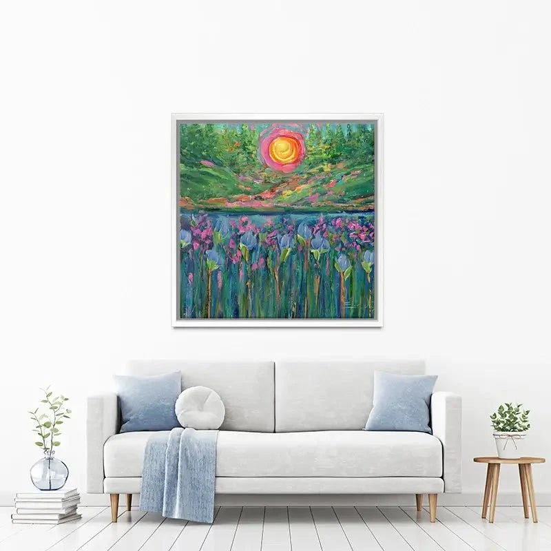 Sunshine And Flowers Canvas Print Sunshine And Flowers Canvas Print wall art product Estelle Grengs - Independent