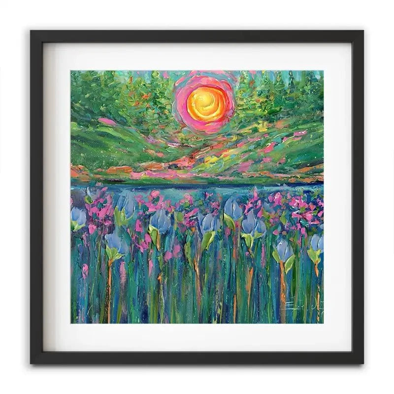 Sunshine And Flowers Framed Art Print Sunshine And Flowers Framed Art Print wall art product Estelle Grengs - Independent
