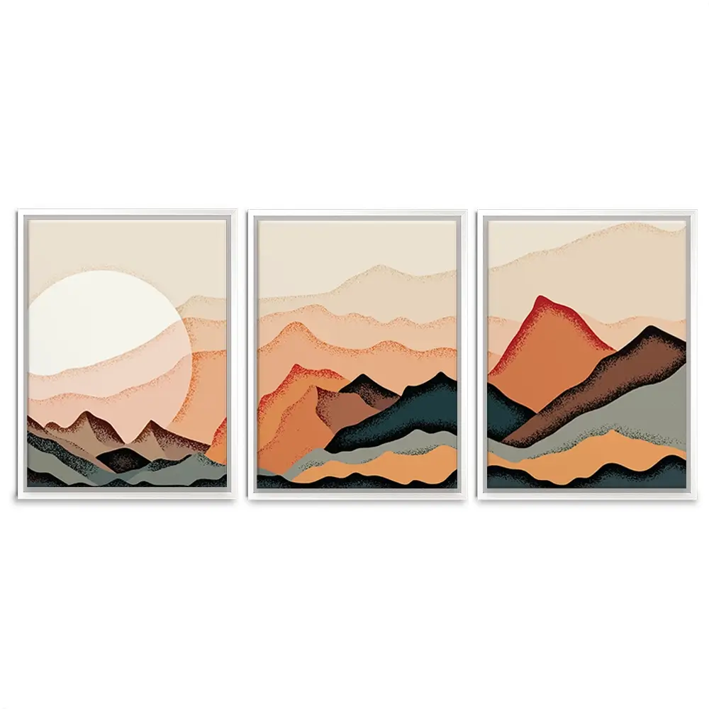 Sunshine Mountain View Trio Canvas Print Sunshine Mountain View Trio Canvas Print wall art product Valerii_M / Shutterstock