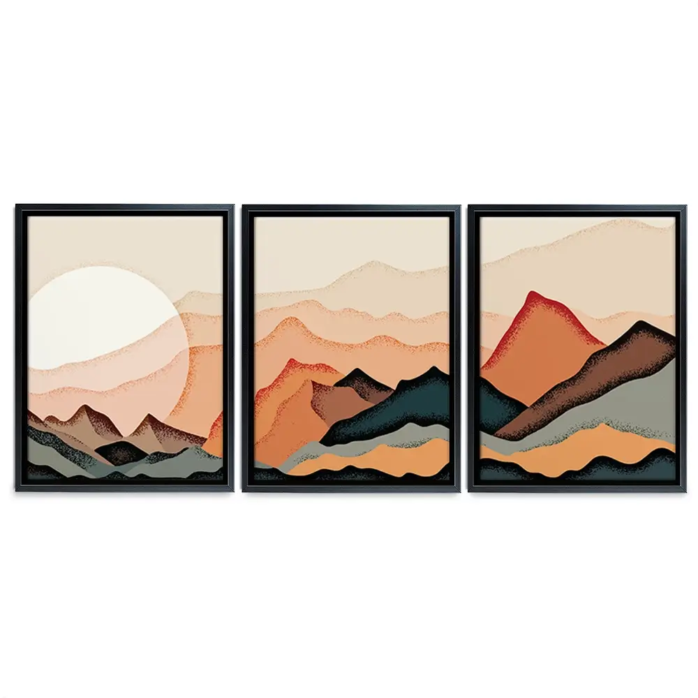 Sunshine Mountain View Trio Canvas Print Sunshine Mountain View Trio Canvas Print wall art product Valerii_M / Shutterstock