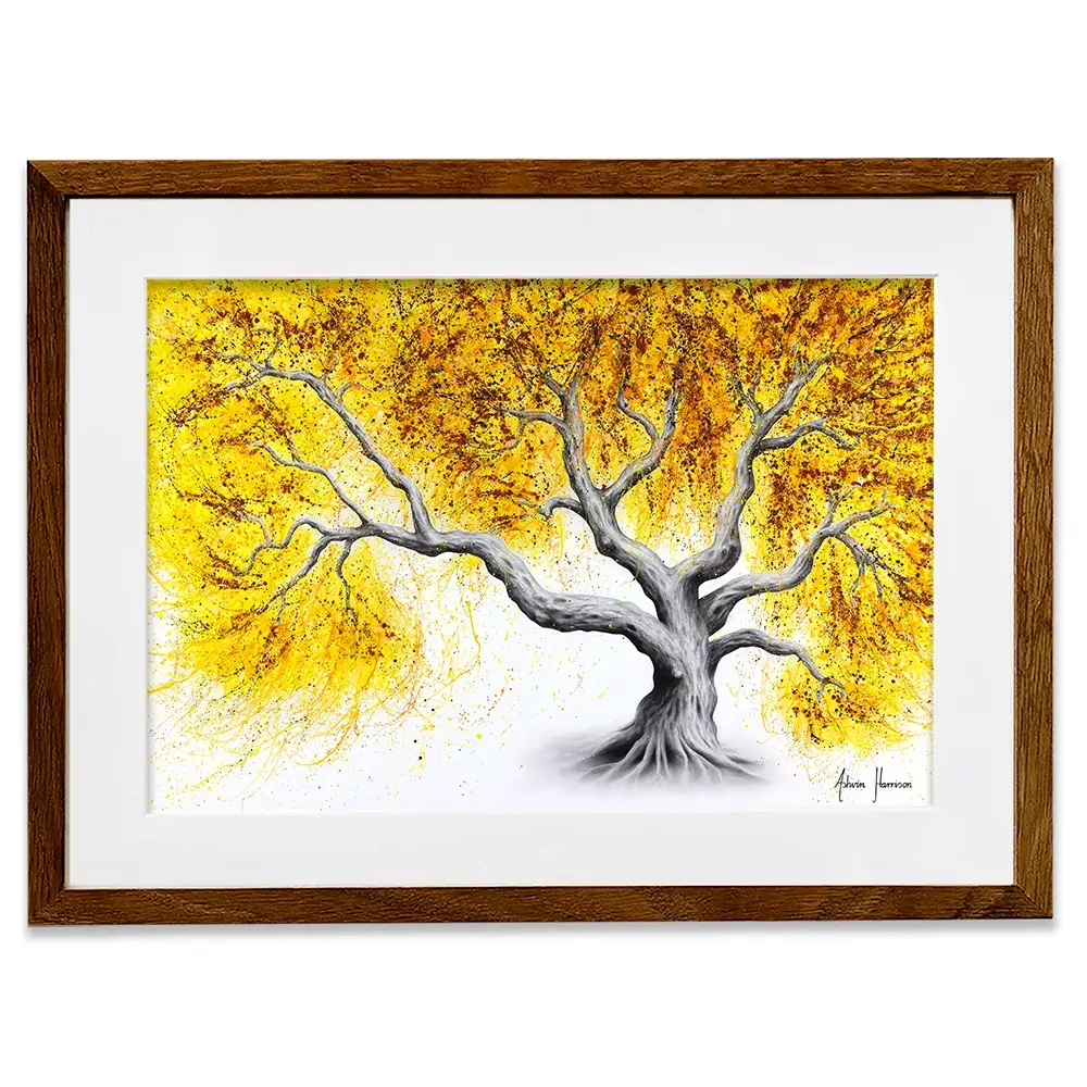 Sunshine Tree Framed Art Print Sunshine Tree Framed Art Print wall art product Ashvin Harrison (2016-2022 collection)