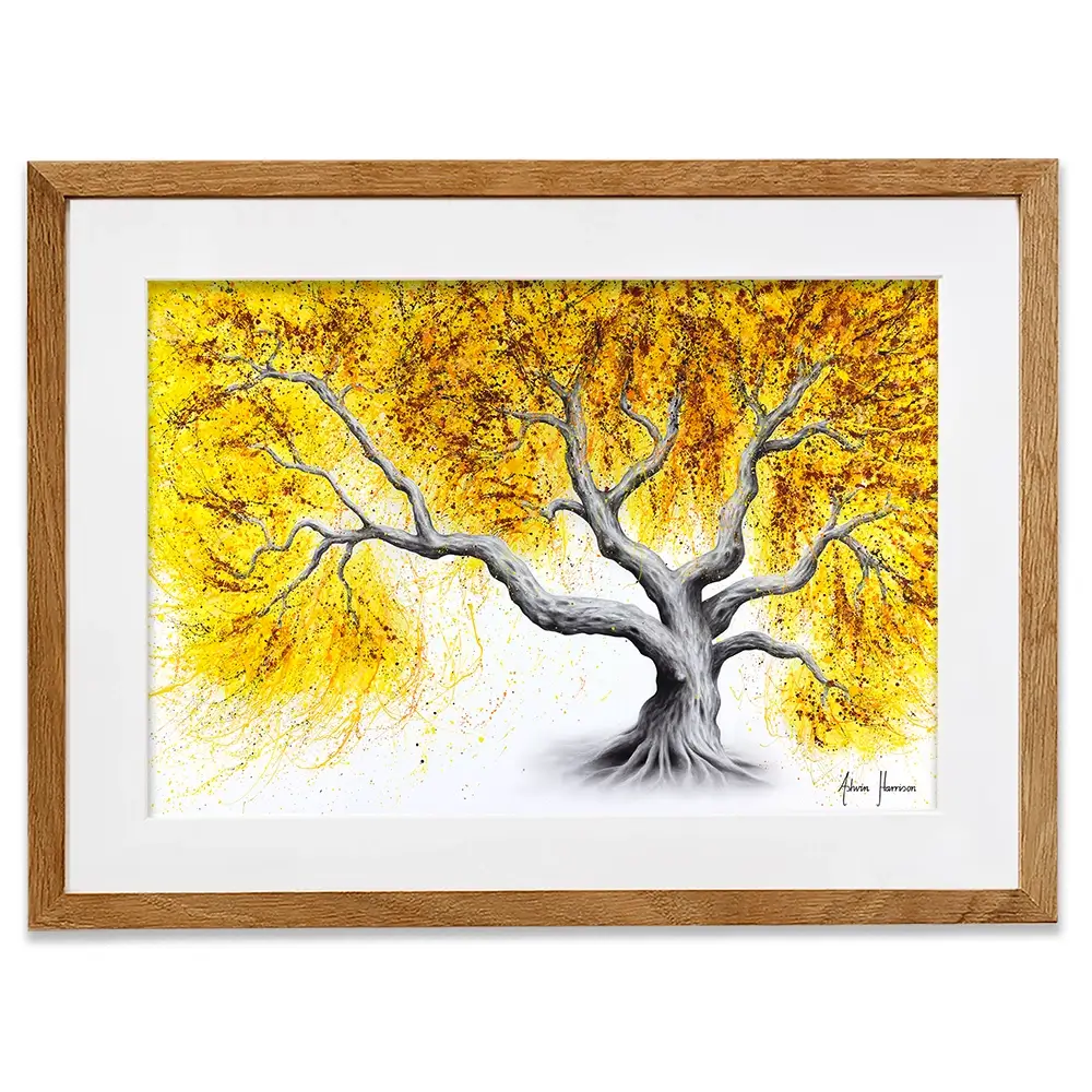 Sunshine Tree Framed Art Print Sunshine Tree Framed Art Print wall art product Ashvin Harrison (2016-2022 collection)