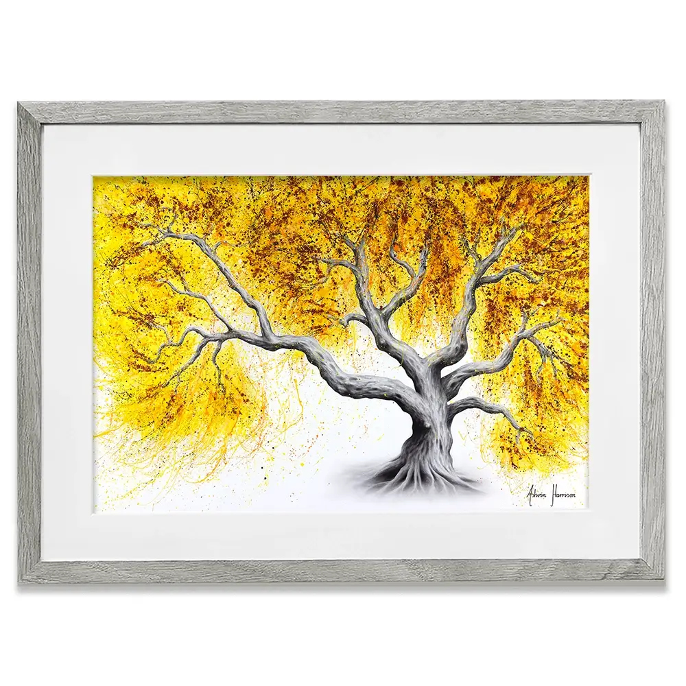 Sunshine Tree Framed Art Print Sunshine Tree Framed Art Print wall art product Ashvin Harrison (2016-2022 collection)