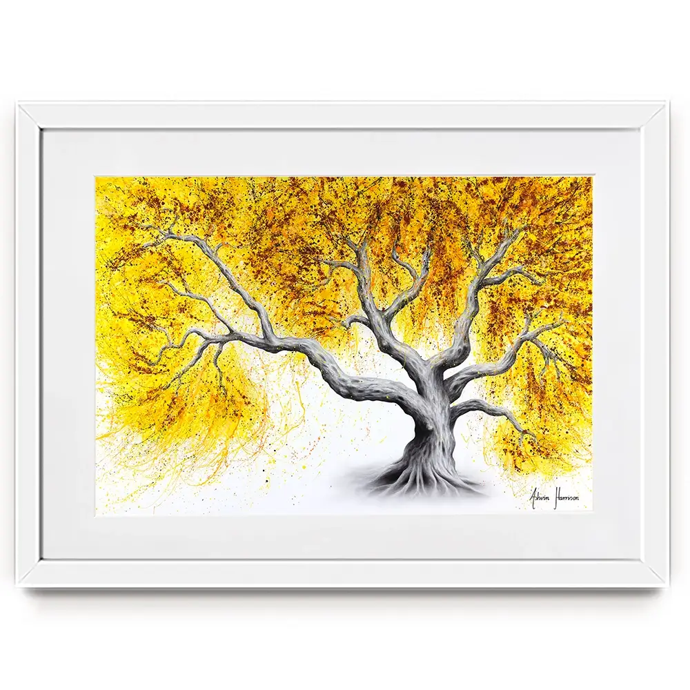 Sunshine Tree Framed Art Print Sunshine Tree Framed Art Print wall art product Ashvin Harrison (2016-2022 collection)