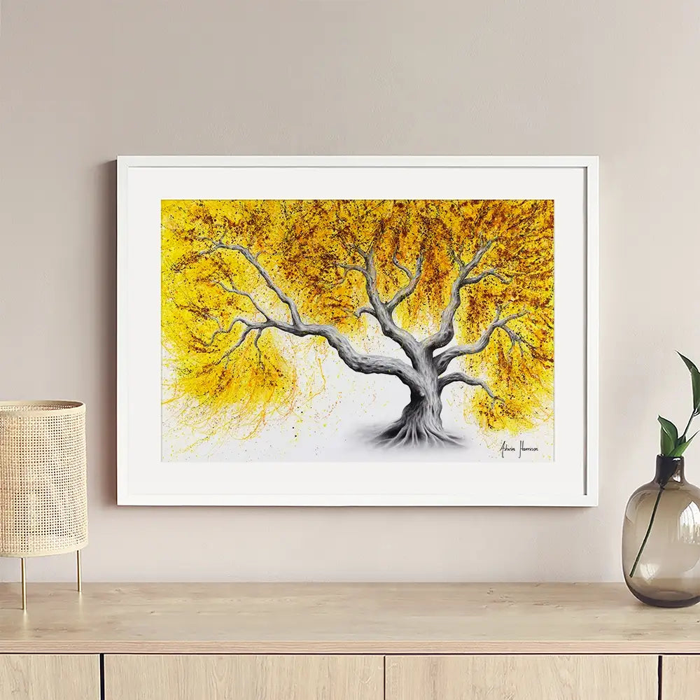 Sunshine Tree Framed Art Print Sunshine Tree Framed Art Print wall art product Ashvin Harrison (2016-2022 collection)