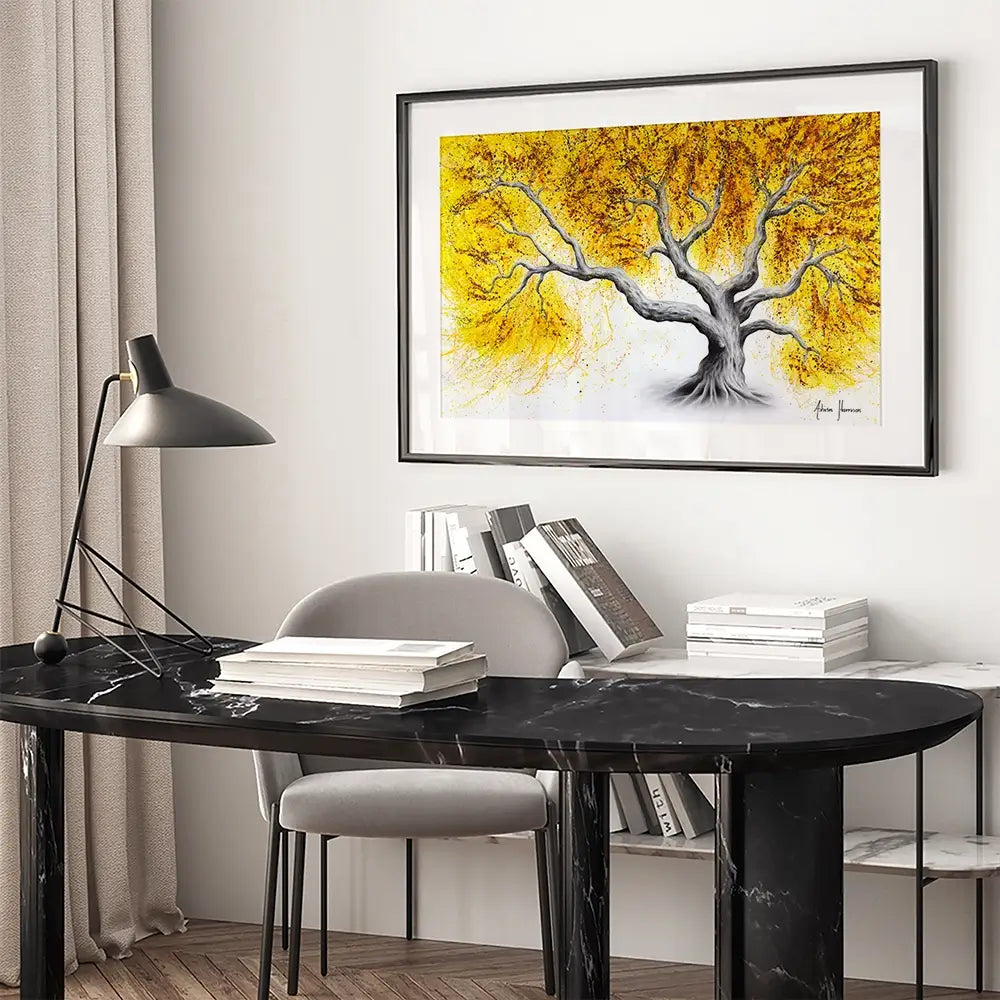 Sunshine Tree Framed Art Print Sunshine Tree Framed Art Print wall art product Ashvin Harrison (2016-2022 collection)