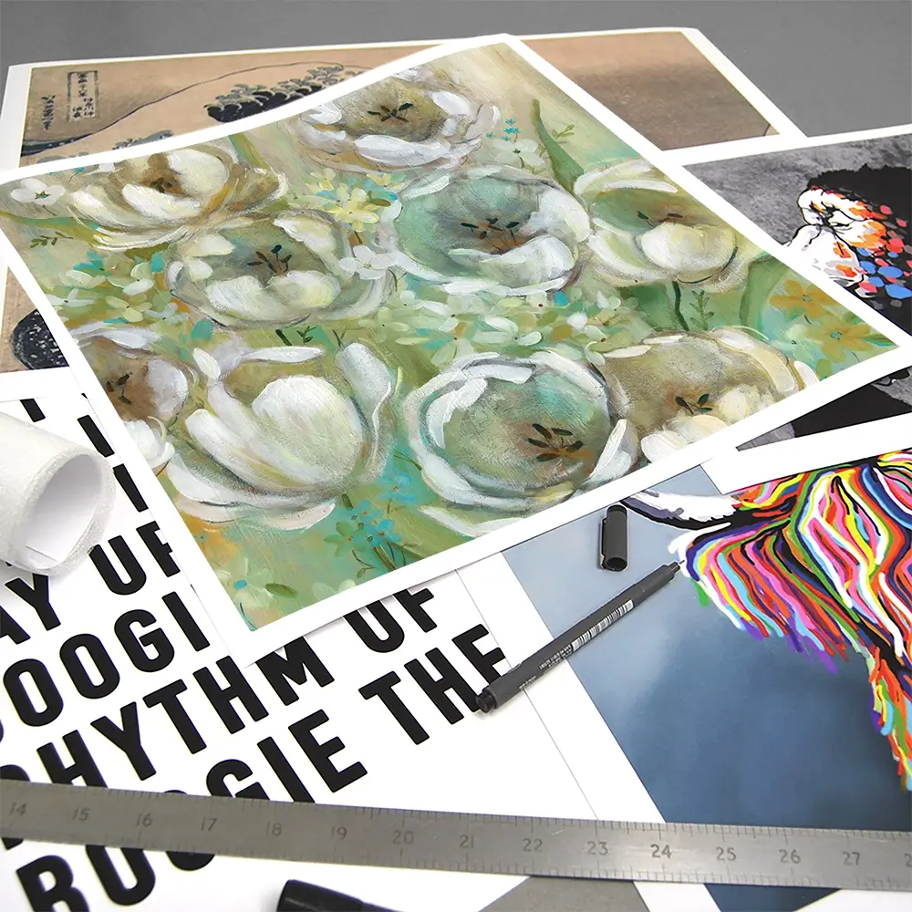 Sunwashed Tulips Square Art Print Sunwashed Tulips Square Art Print wall art product Carol Robinson