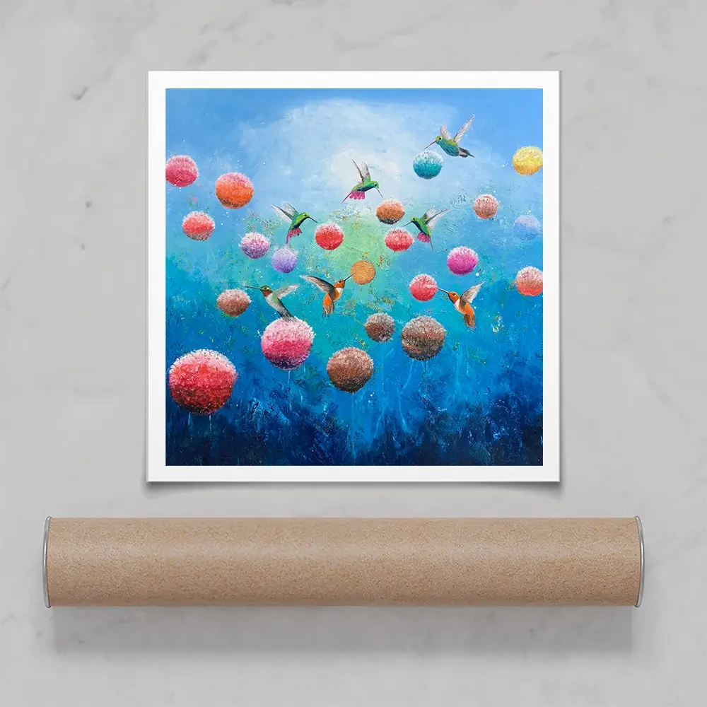 Surrender To Love Square Art Print Surrender To Love Square Art Print wall art product Laure Bury