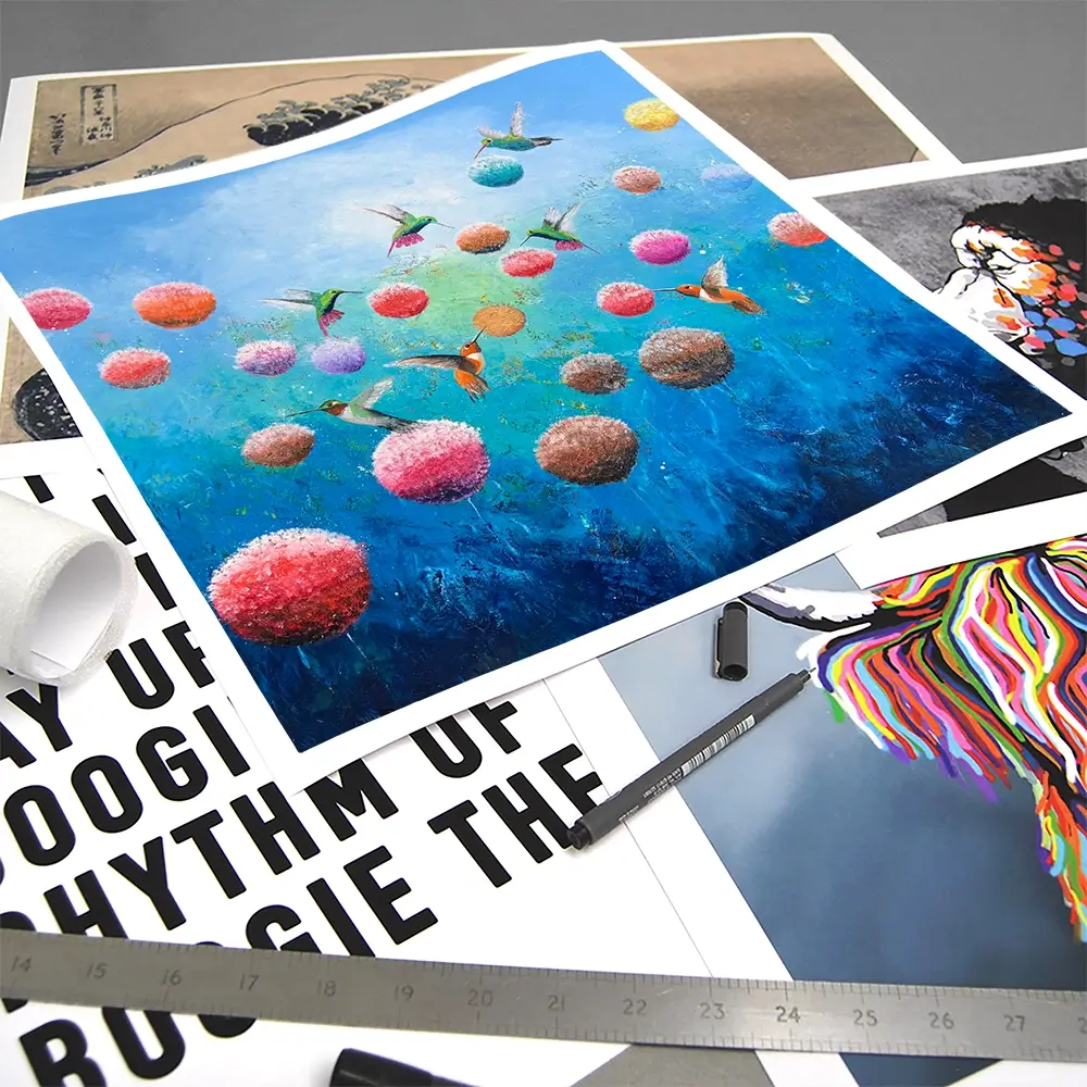 Surrender To Love Square Art Print Surrender To Love Square Art Print wall art product Laure Bury