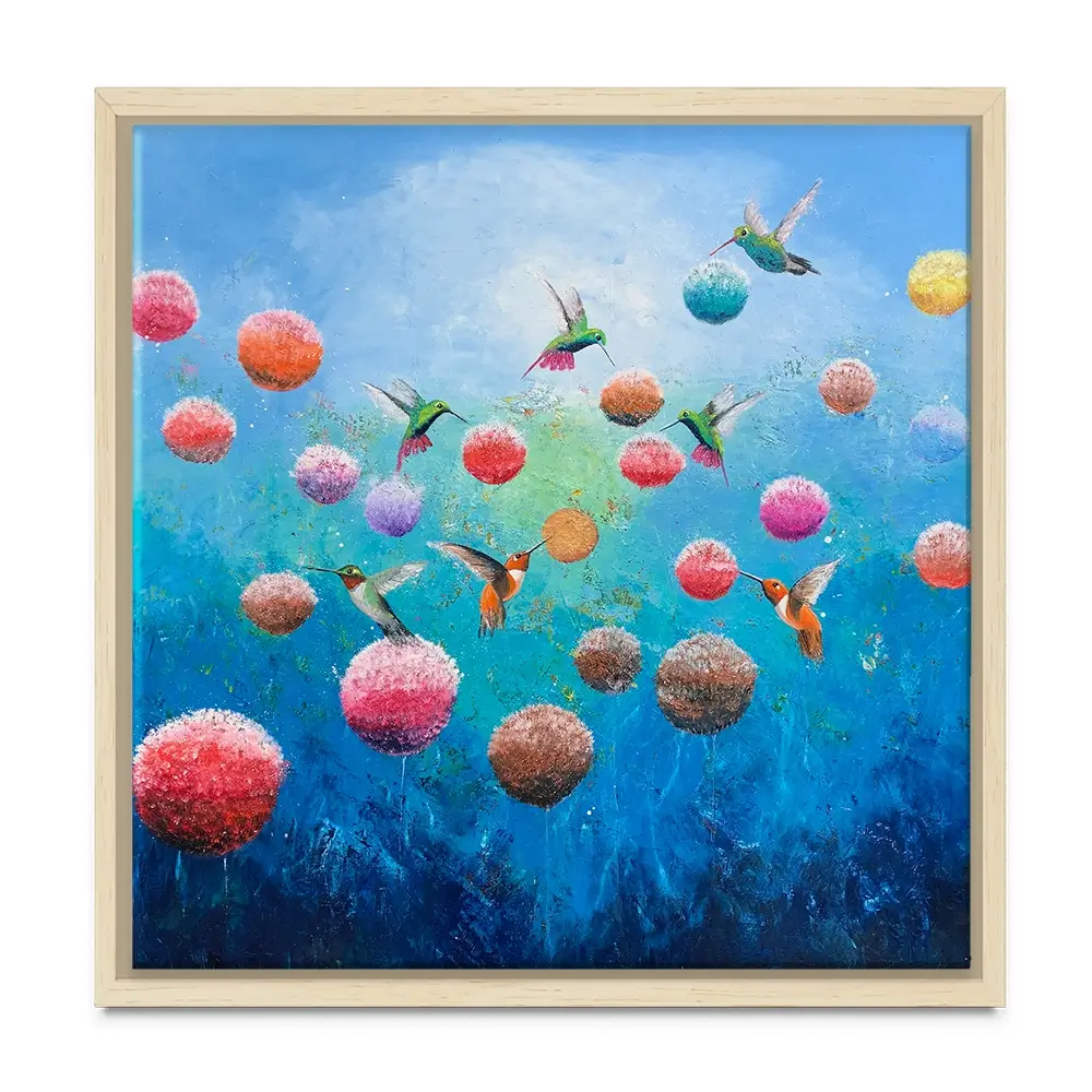 Surrender To Love Square Canvas Print Surrender To Love Square Canvas Print wall art product Laure Bury