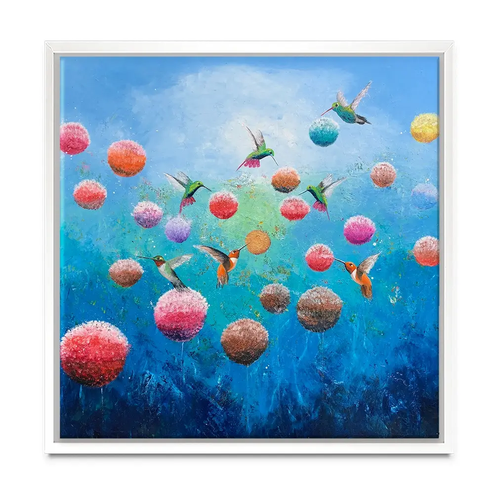 Surrender To Love Square Canvas Print Surrender To Love Square Canvas Print wall art product Laure Bury