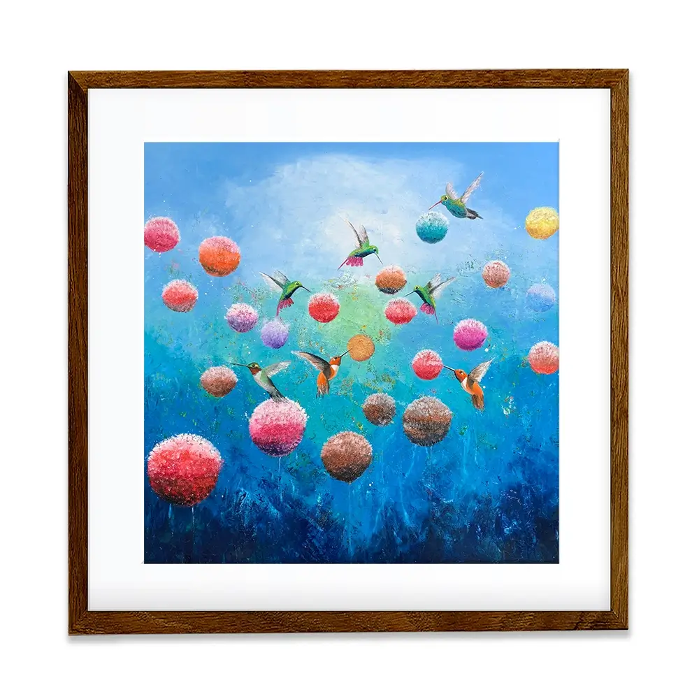 Surrender To Love Square Framed Art Print Surrender To Love Square Framed Art Print wall art product Laure Bury