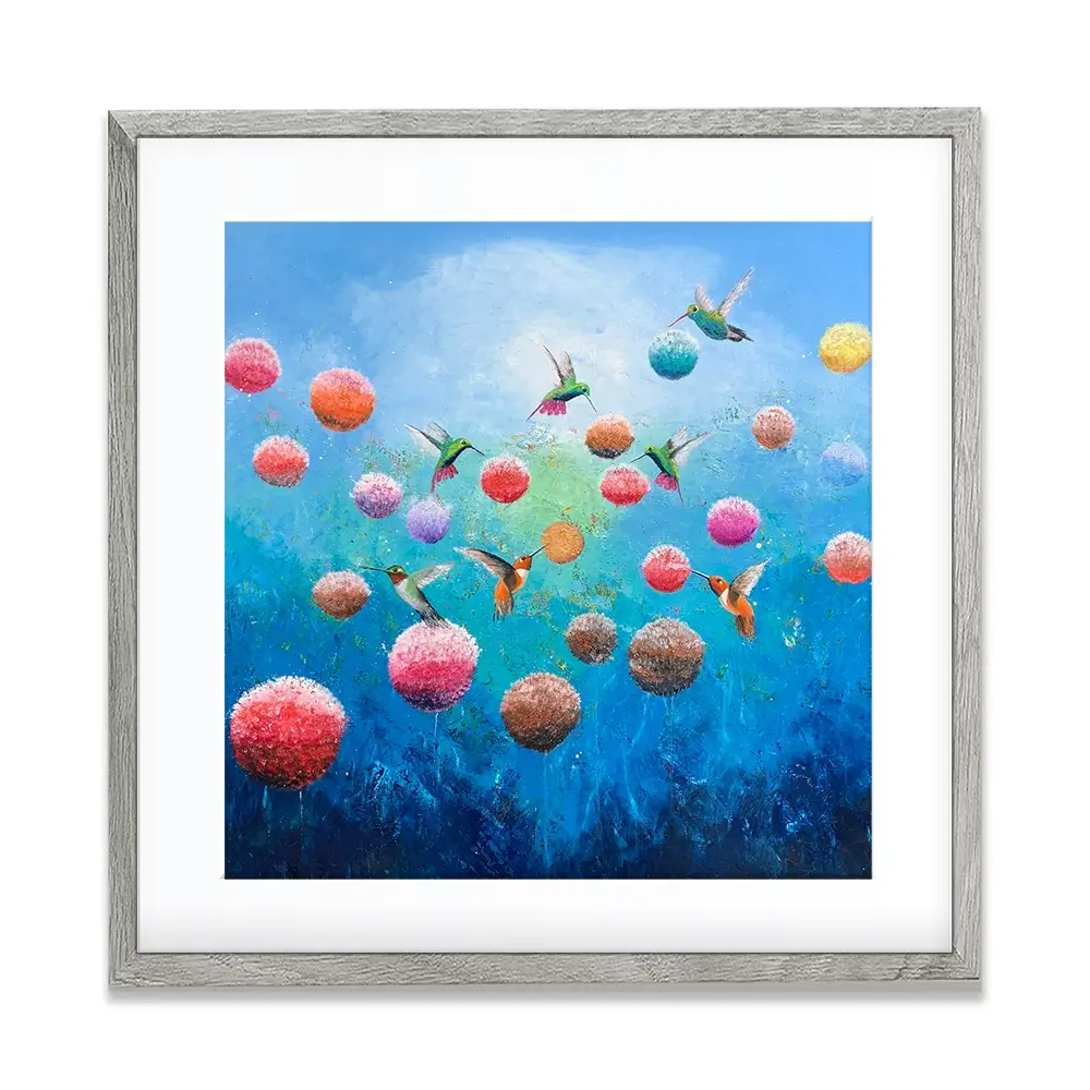 Surrender To Love Square Framed Art Print Surrender To Love Square Framed Art Print wall art product Laure Bury