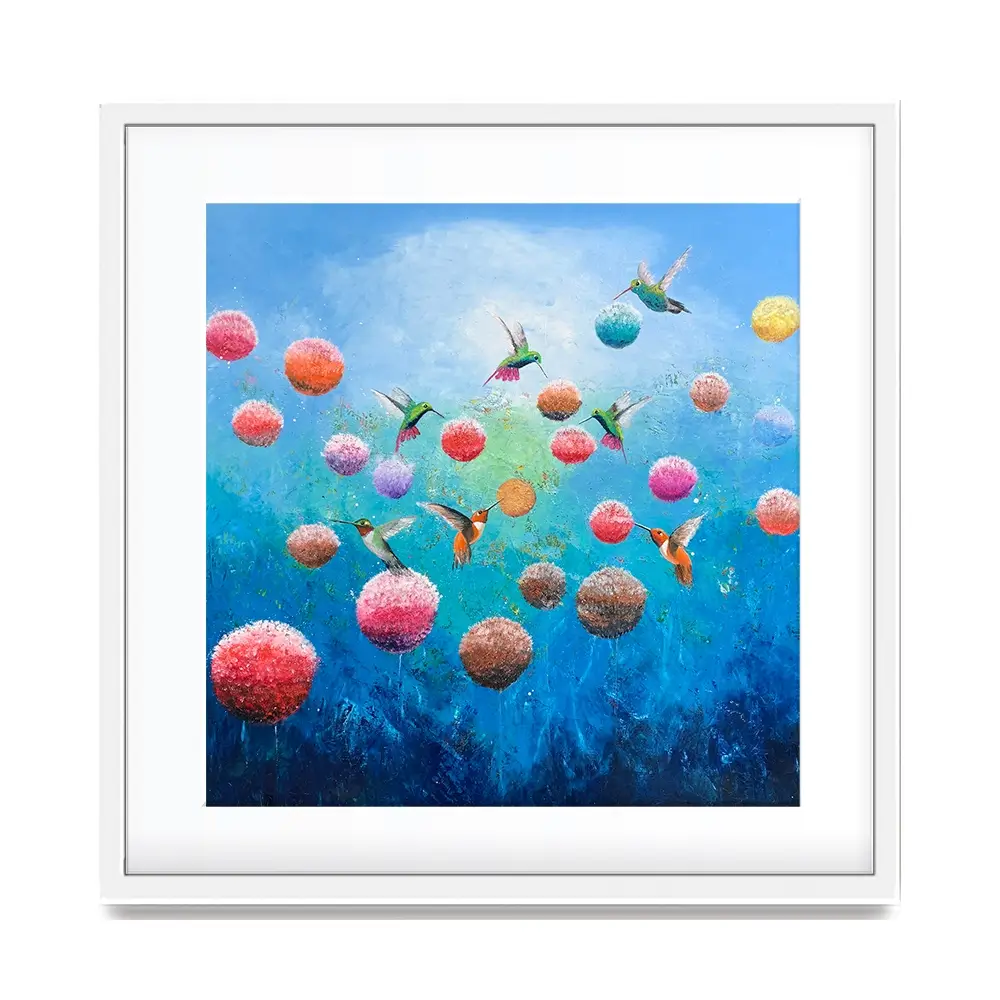 Surrender To Love Square Framed Art Print Surrender To Love Square Framed Art Print wall art product Laure Bury