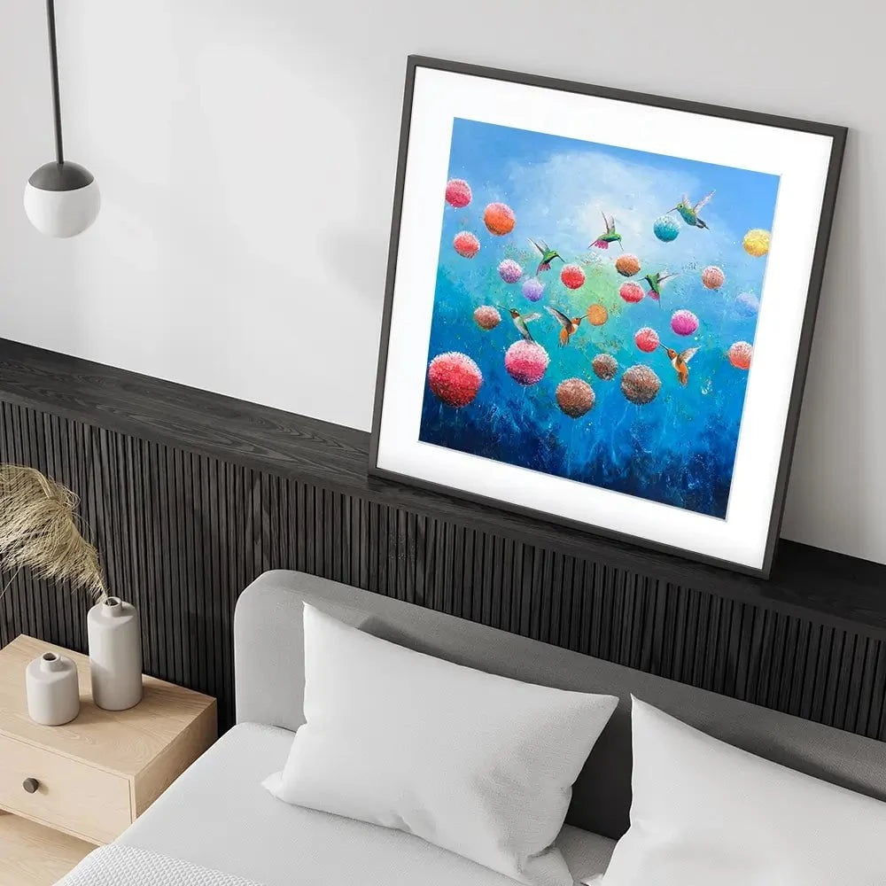 Surrender To Love Square Framed Art Print Surrender To Love Square Framed Art Print wall art product Laure Bury