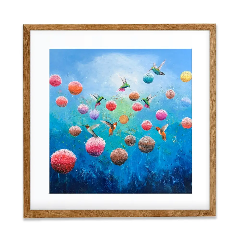 Surrender To Love Square Framed Art Print Surrender To Love Square Framed Art Print wall art product Laure Bury