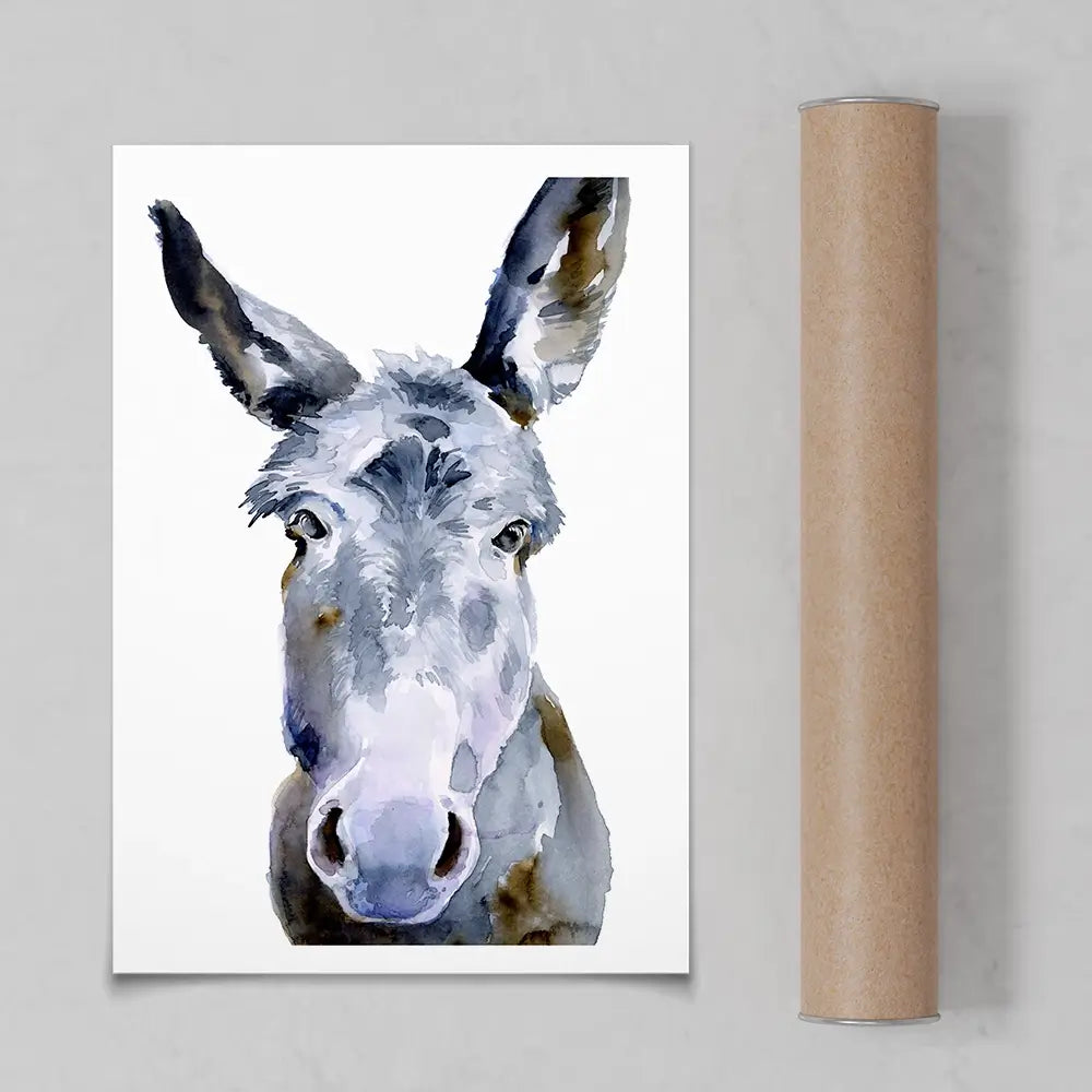 Sweet Donkey Art Print Sweet Donkey Art Print wall art product Jennifer Paxton Parker