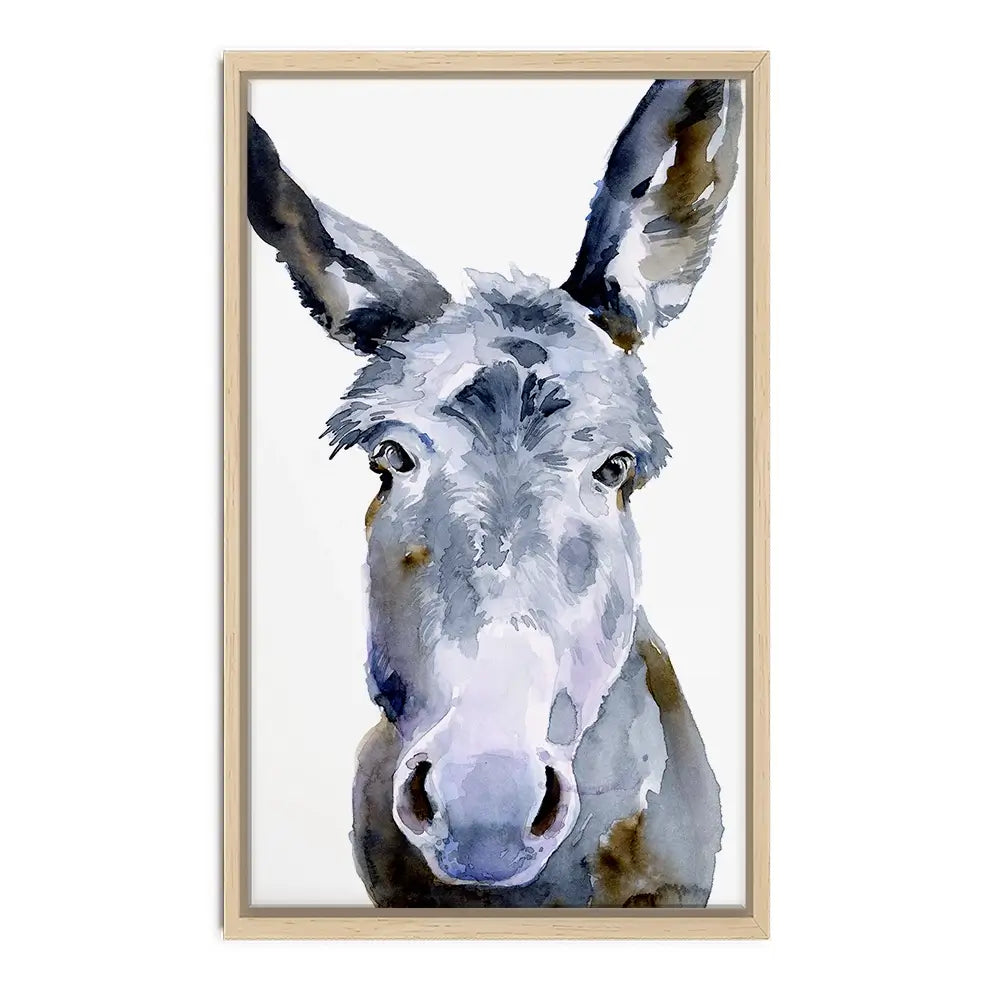 Sweet Donkey Canvas Print Sweet Donkey Canvas Print wall art product Jennifer Paxton Parker