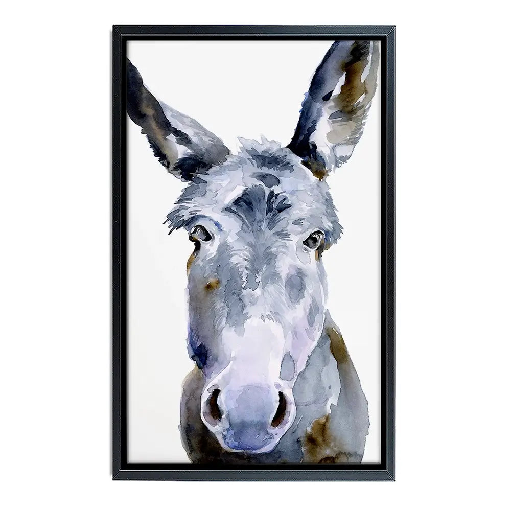 Sweet Donkey Canvas Print Sweet Donkey Canvas Print wall art product Jennifer Paxton Parker