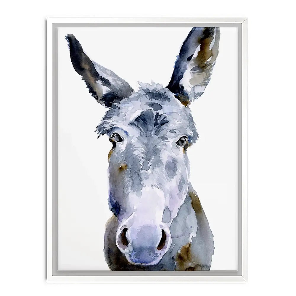 Sweet Donkey Canvas Print Sweet Donkey Canvas Print wall art product Jennifer Paxton Parker