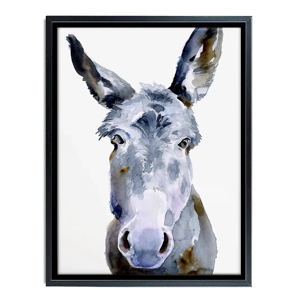 Sweet Donkey Canvas Print Sweet Donkey Canvas Print wall art product Jennifer Paxton Parker