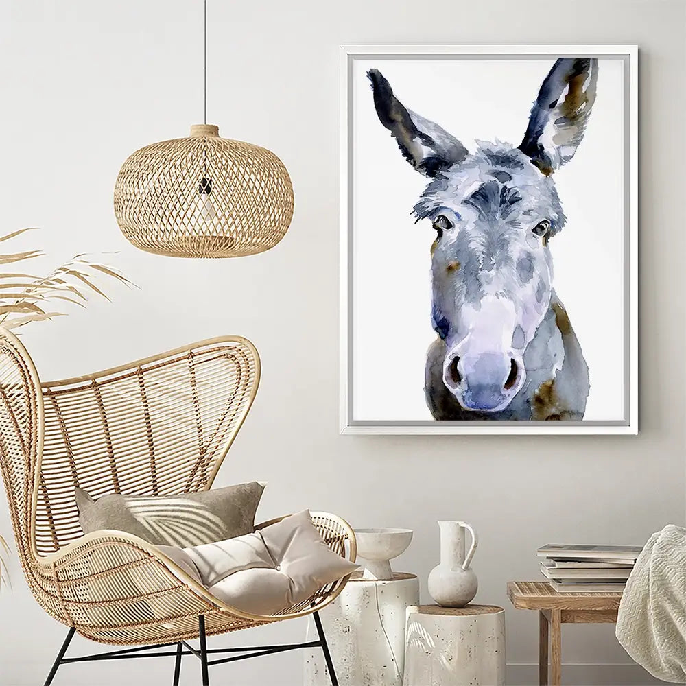 Sweet Donkey Canvas Print Sweet Donkey Canvas Print wall art product Jennifer Paxton Parker