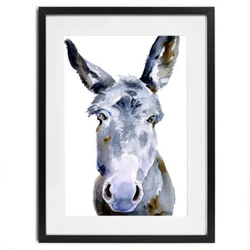 Sweet Donkey Framed Art Print Sweet Donkey Framed Art Print wall art product Jennifer Paxton Parker