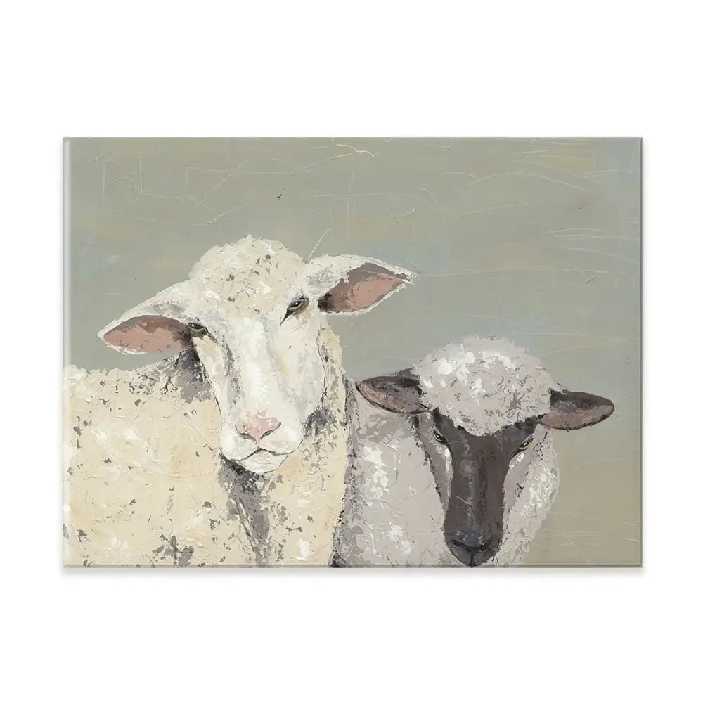 Sweet Lambs Canvas Print Sweet Lambs Canvas Print wall art product Jade Reynolds