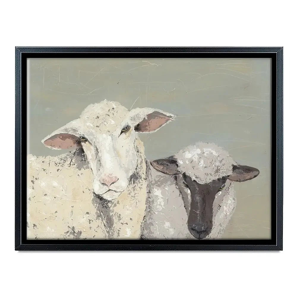 Sweet Lambs Canvas Print Sweet Lambs Canvas Print wall art product Jade Reynolds