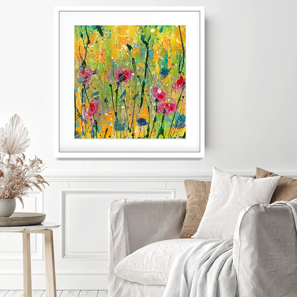 Sweetness And Light Square Framed Art Print Sweetness And Light Square Framed Art Print wall art product Jane Brookshaw
