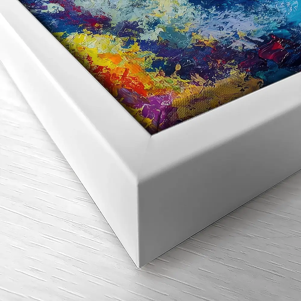 Swimming In Colour 2 Canvas Print Swimming In Colour 2 Canvas Print wall art product Petals Prints Design - Independent