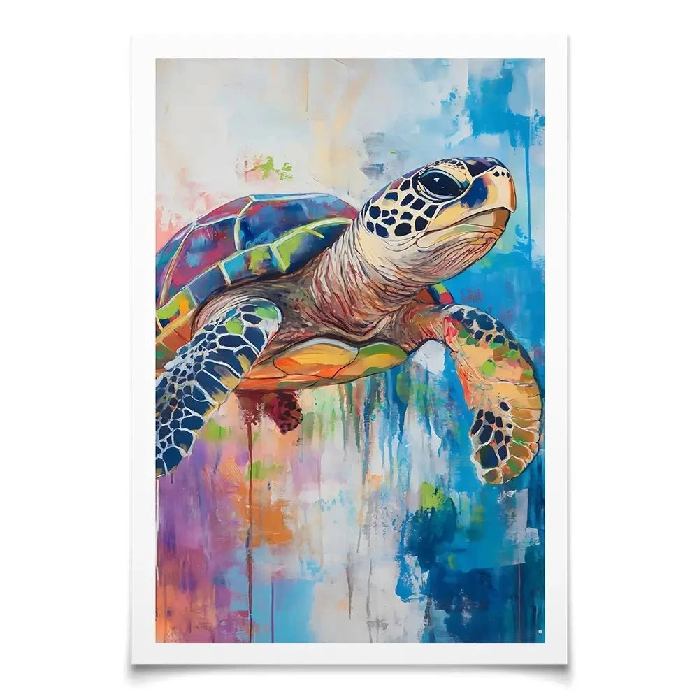 Swimming In Colour Art Print Swimming In Colour Art Print wall art product Franklyn Gregory - Independent