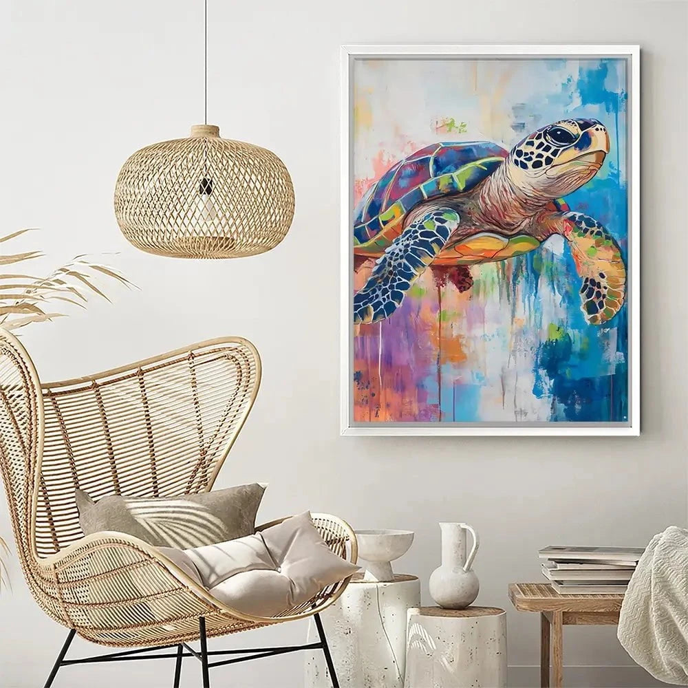 Swimming In Colour Canvas Print Swimming In Colour Canvas Print wall art product Franklyn Gregory - Independent
