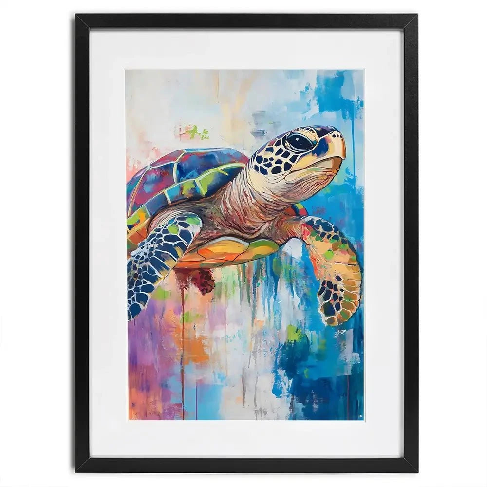 Swimming In Colour Framed Art Print Swimming In Colour Framed Art Print wall art product Franklyn Gregory - Independent