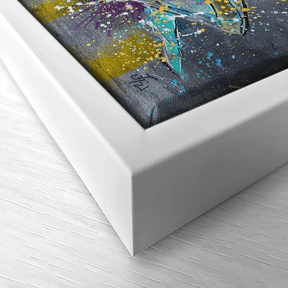 Swimming Turtle Splash Canvas Print Swimming Turtle Splash Canvas Print wall art product Jamie Taylor