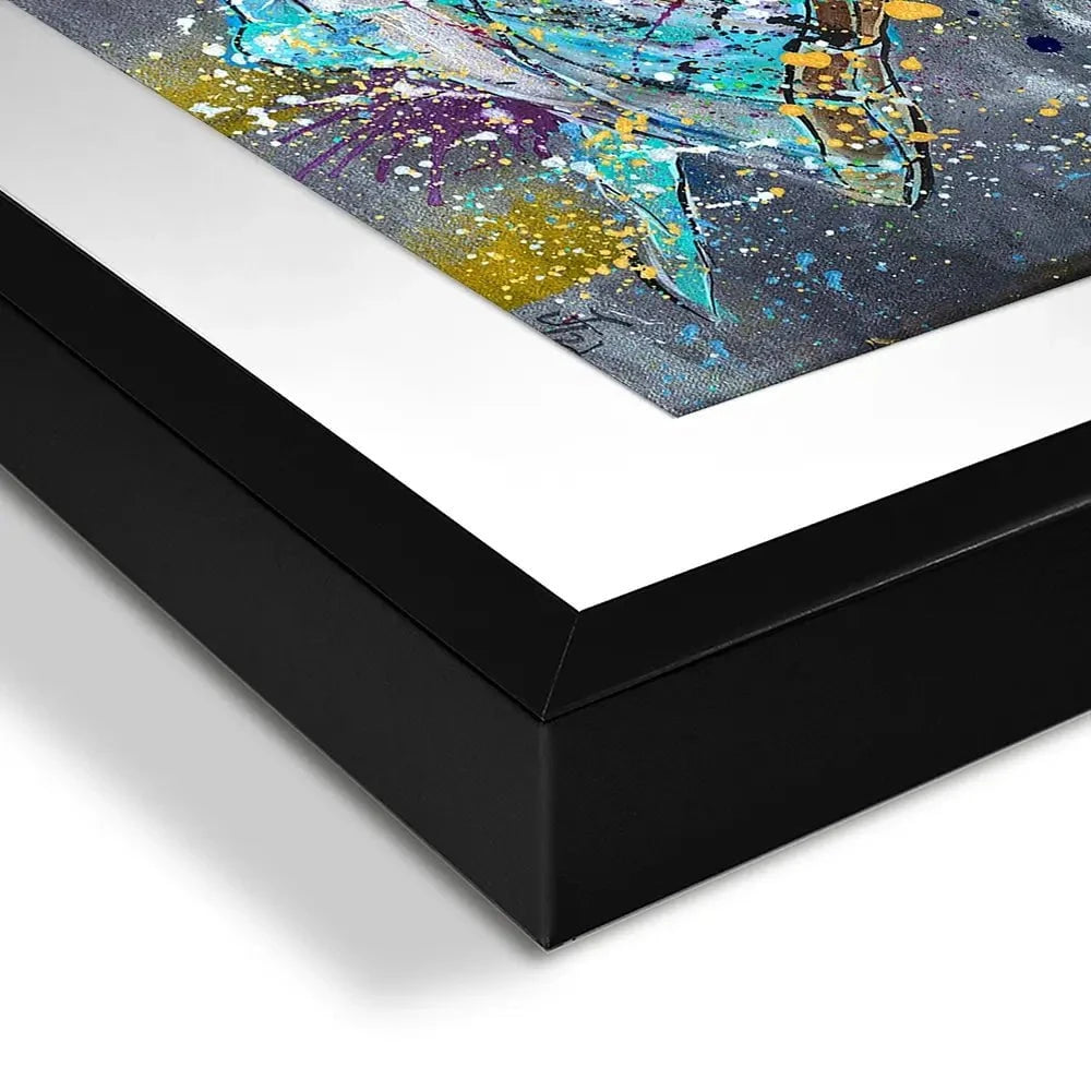 Swimming Turtle Splash Framed Art Print Swimming Turtle Splash Framed Art Print wall art product Jamie Taylor