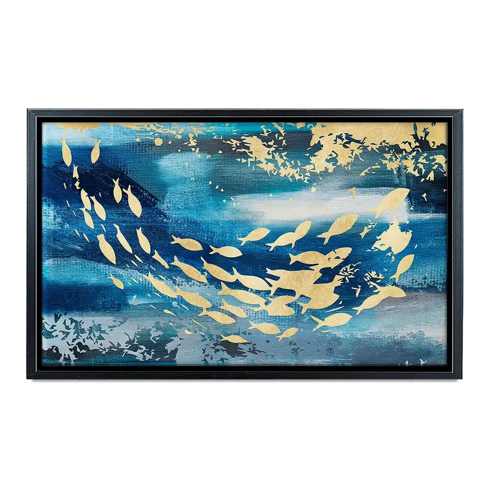 Swimming With The Fishes Canvas Print Swimming With The Fishes Canvas Print wall art product Art Print Shop