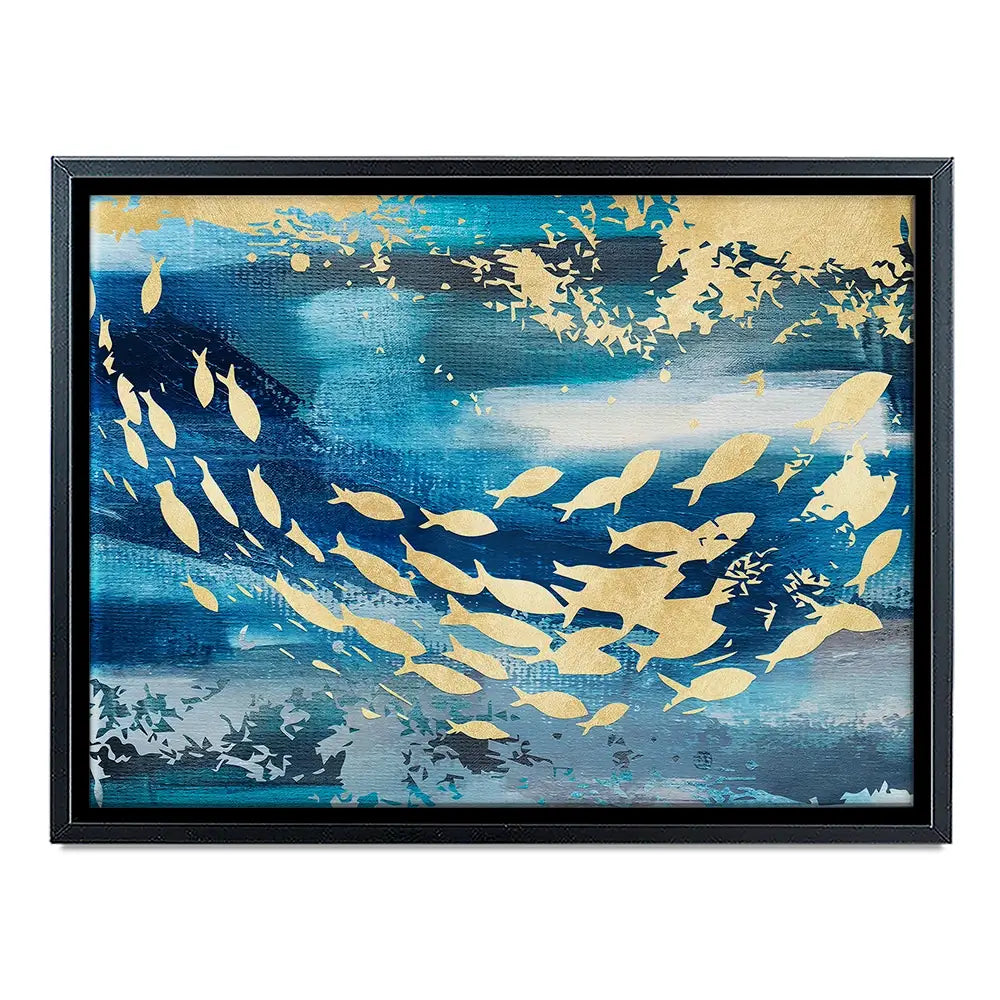 Swimming With The Fishes Canvas Print Swimming With The Fishes Canvas Print wall art product Art Print Shop