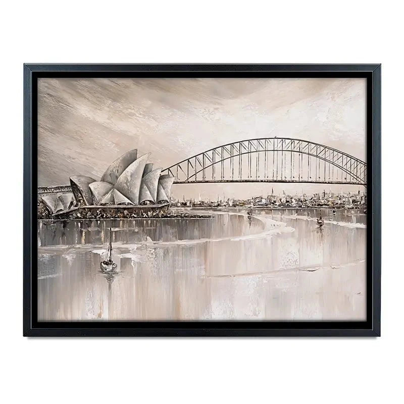Sydney Skyline Canvas Print Sydney Skyline Canvas Print wall art product Isabella Karolewicz