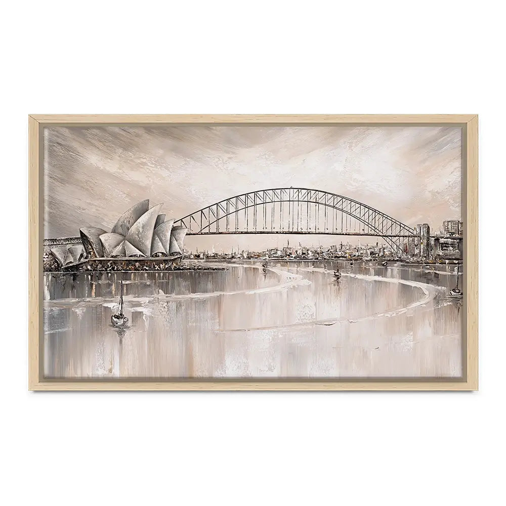 Sydney Skyline Canvas Print Sydney Skyline Canvas Print wall art product Isabella Karolewicz