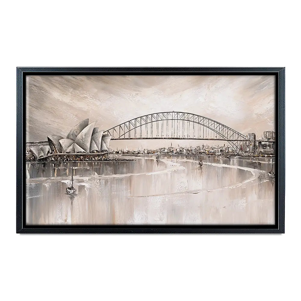 Sydney Skyline Canvas Print Sydney Skyline Canvas Print wall art product Isabella Karolewicz