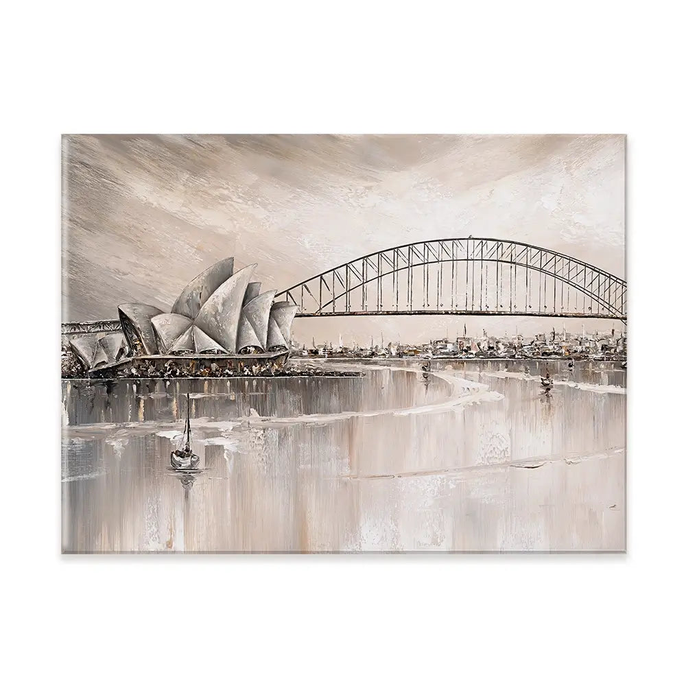 Sydney Skyline Canvas Print Sydney Skyline Canvas Print wall art product Isabella Karolewicz