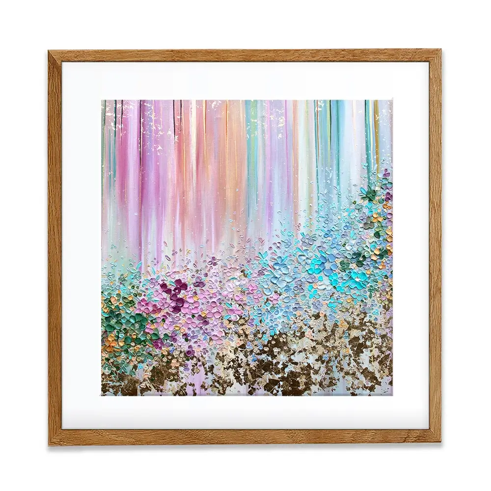 Symphony Of Colour Square Framed Art Print Symphony Of Colour Square Framed Art Print wall art product Nada Khatib