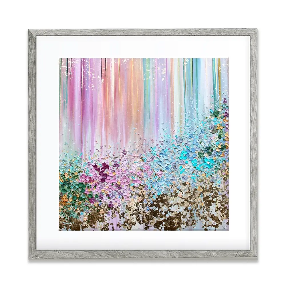 Symphony Of Colour Square Framed Art Print Symphony Of Colour Square Framed Art Print wall art product Nada Khatib