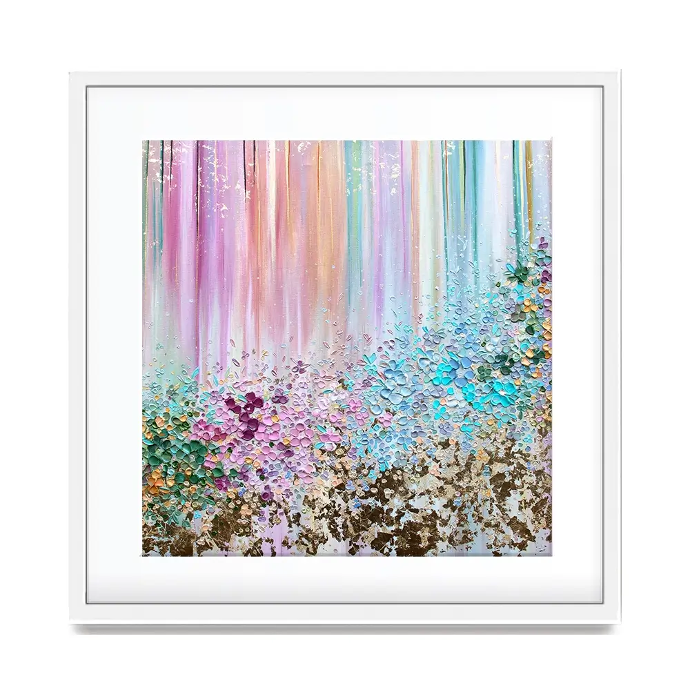 Symphony Of Colour Square Framed Art Print Symphony Of Colour Square Framed Art Print wall art product Nada Khatib